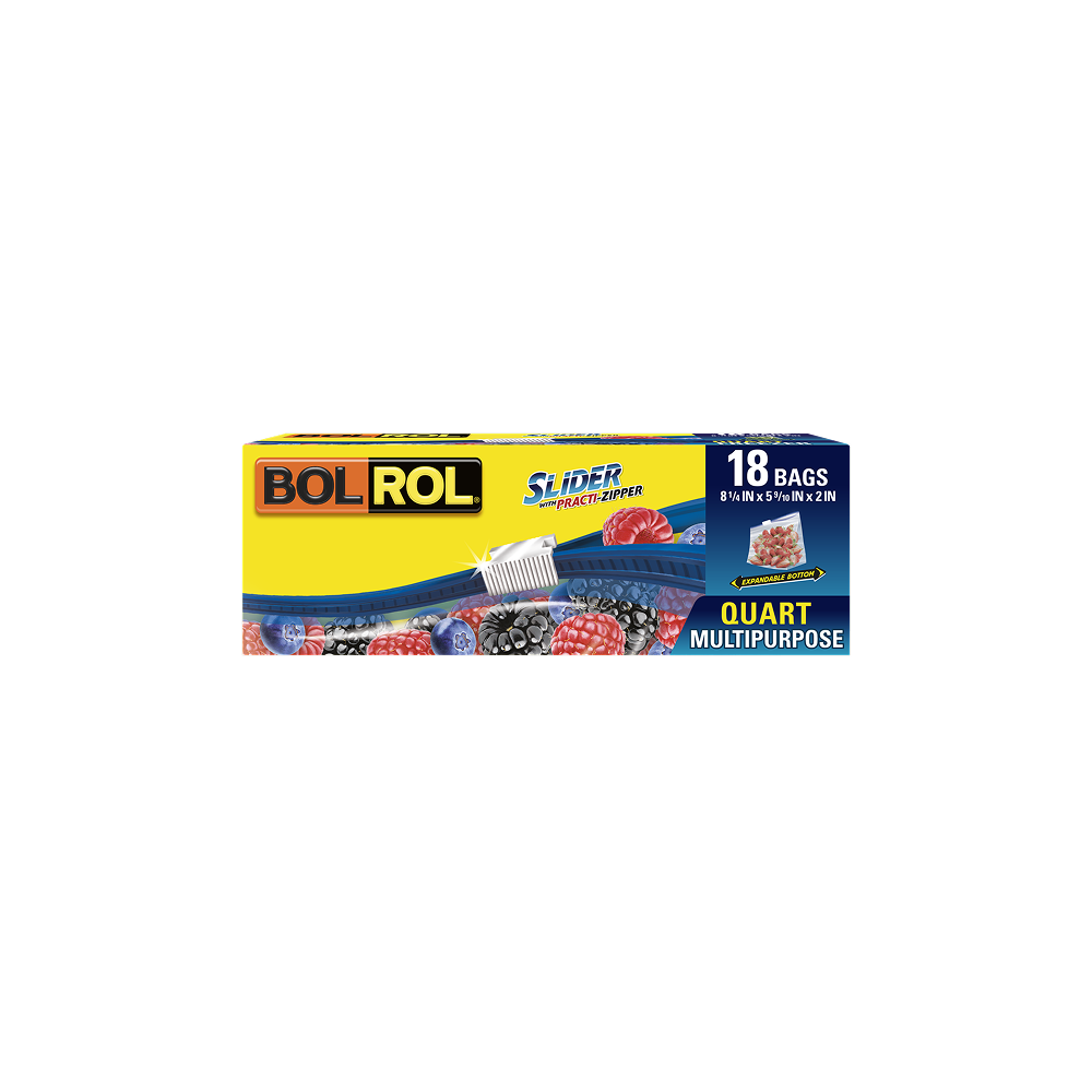 bol rol slider-BOL ROL SLIDER QUART FREEZER 18 BAGS 2