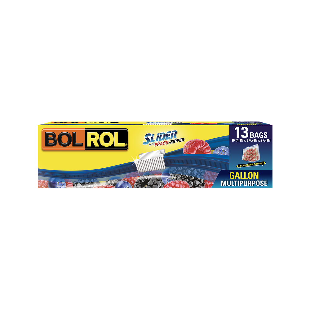 bol rol slider family-BOL ROL SLIDER GALLON FREEZER 13 BAGS 2