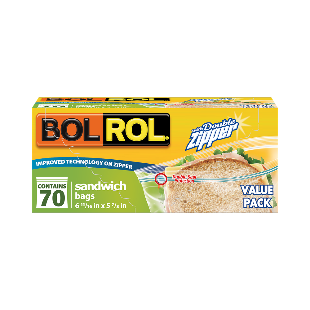 BOLROL ZIPPER SANDWICH 70 BAGS 1